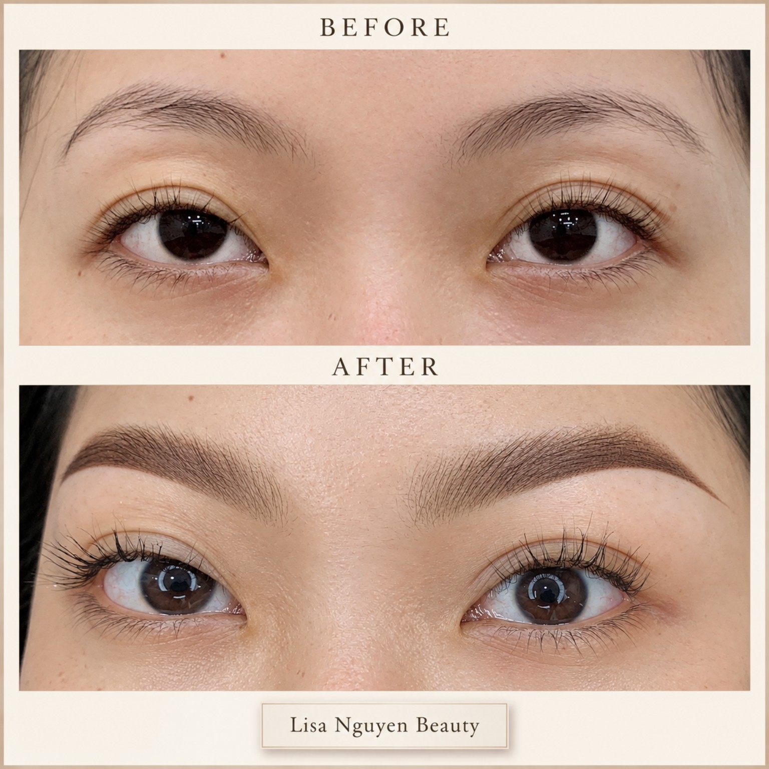 Eyebrow embroidery at Lisa Nguyen Beauty